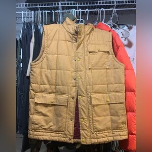 Burton Tan Quilted Vest
